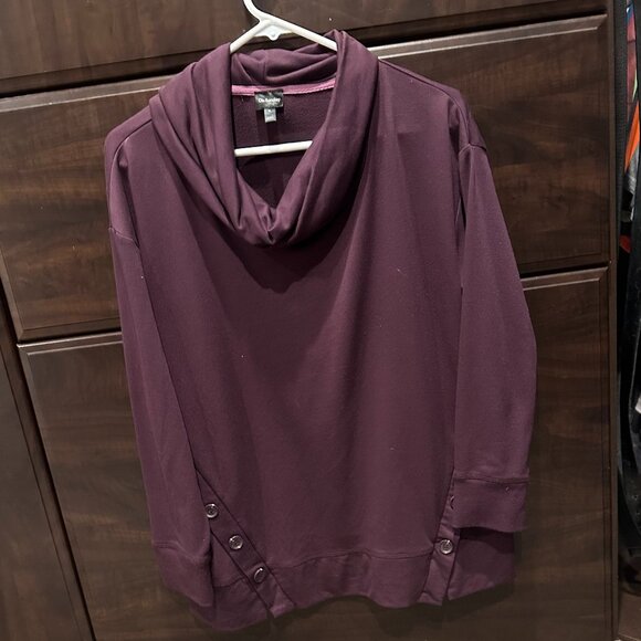 Db Sunday Purple cowl neck sweater - Picture 2 of 6